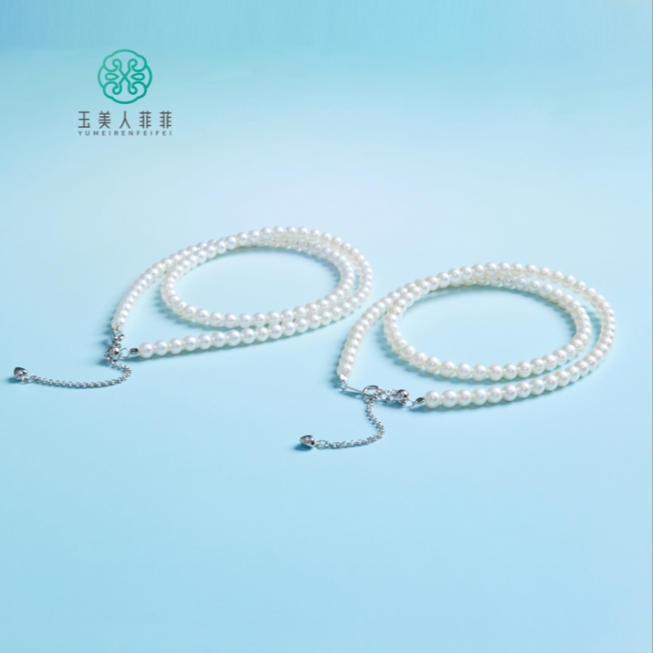 石惑珠宝·淡水珍珠项链约4mm#多样性发一