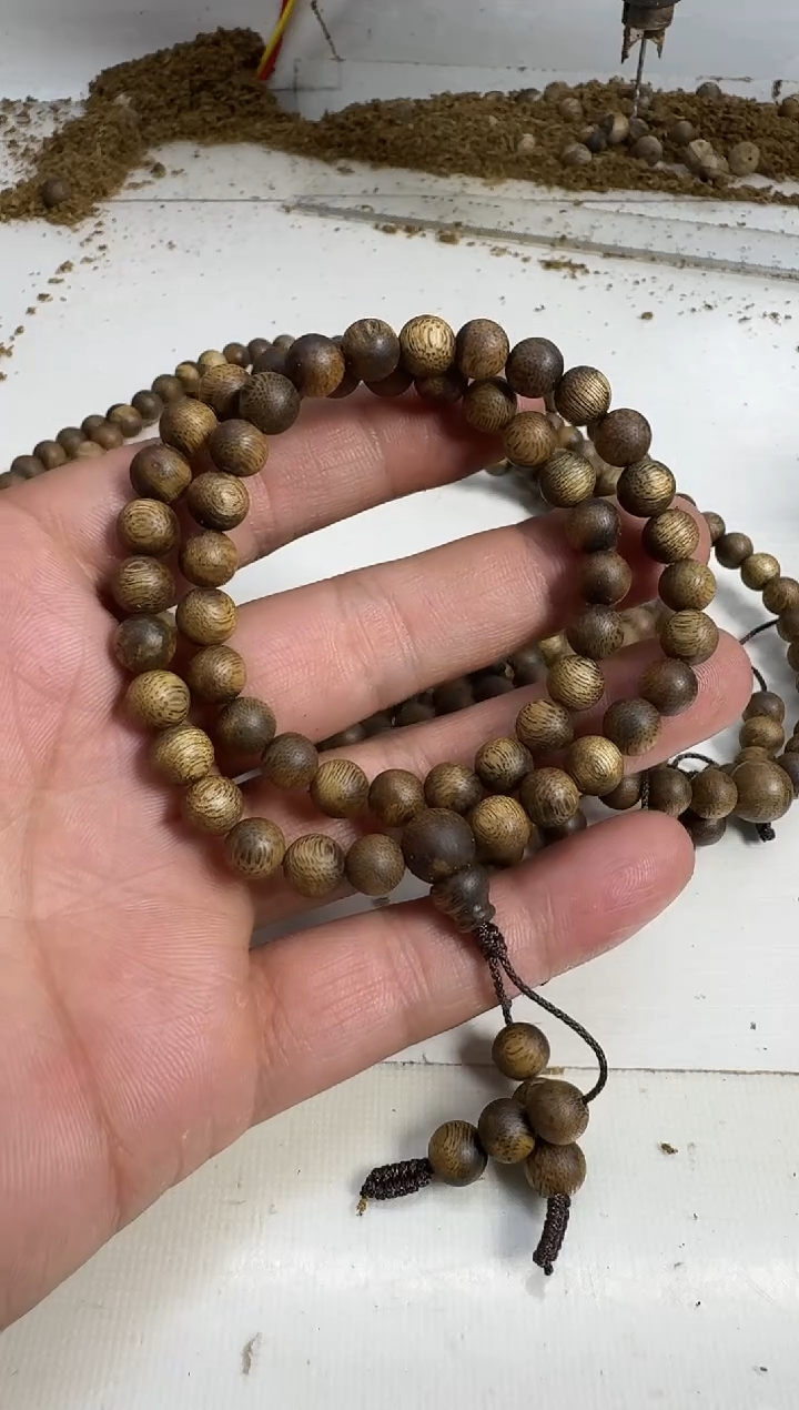 手串沉香奇楠沉香0.7规格双圈