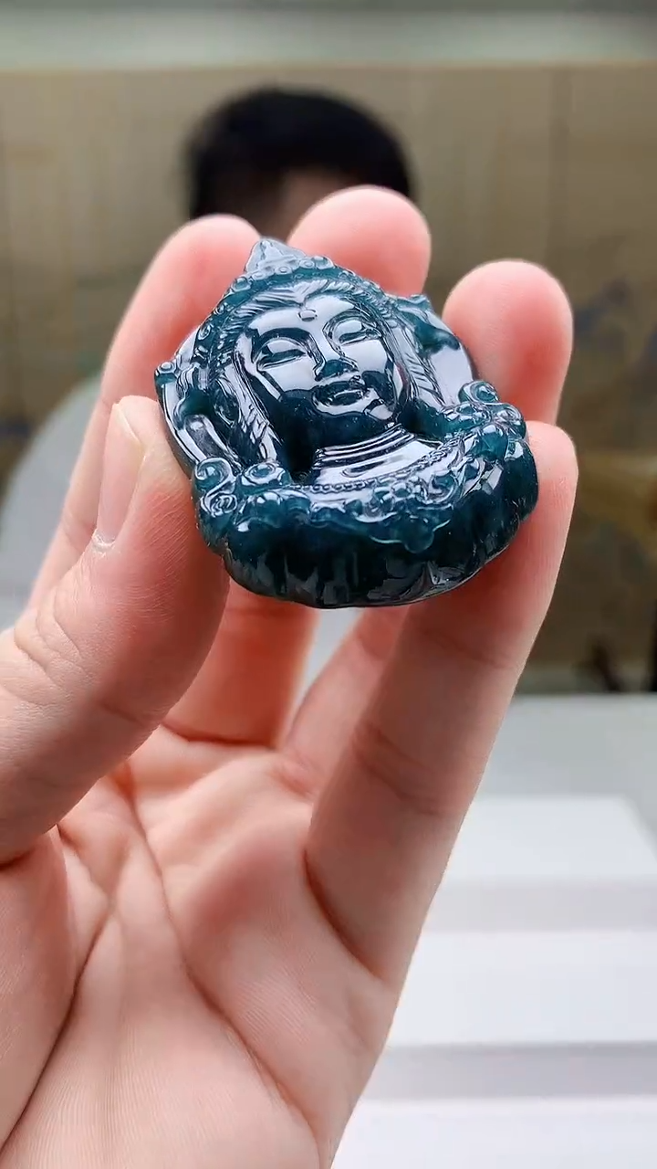 定制翡翠未镶嵌4925bb-毛货挂件30