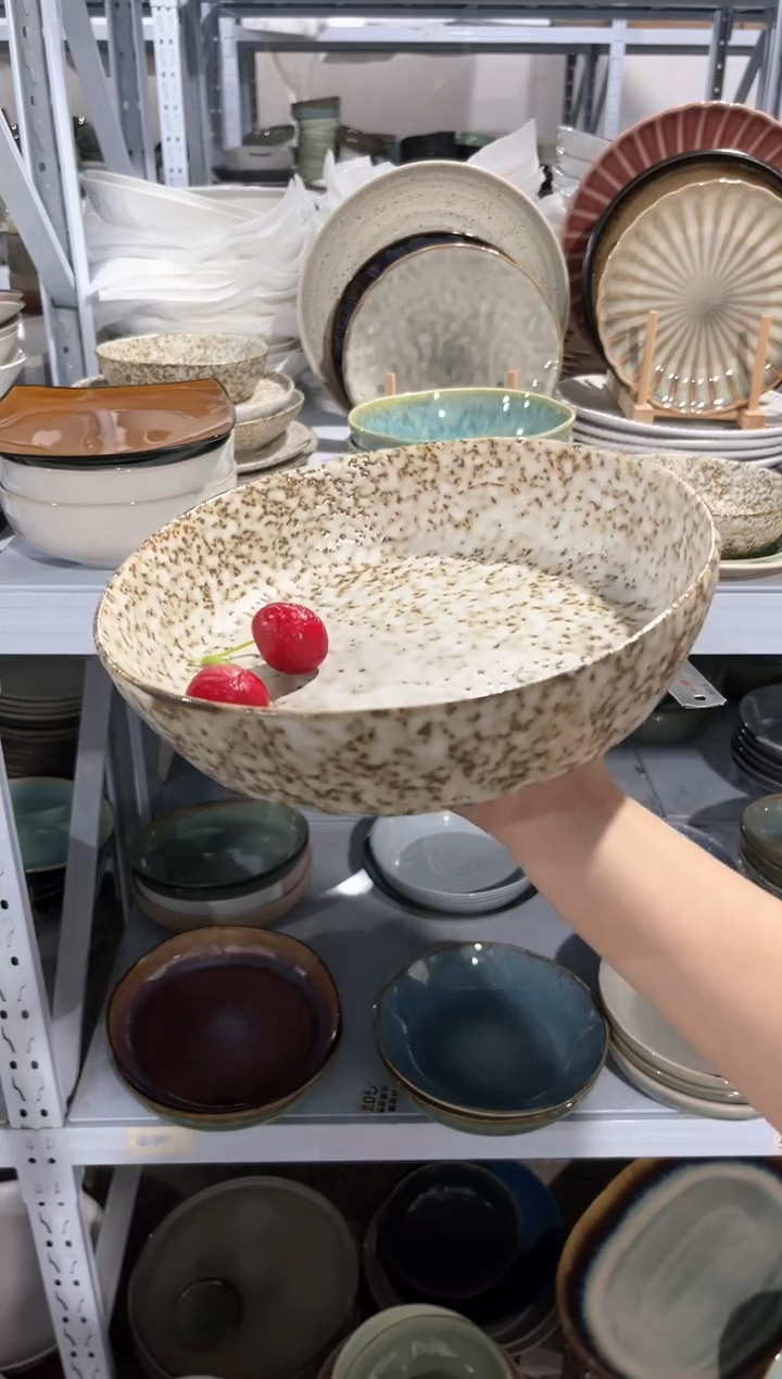【闪购商品】瓷片外贸尾货瑕疵满20包邮X J3A大深盘
