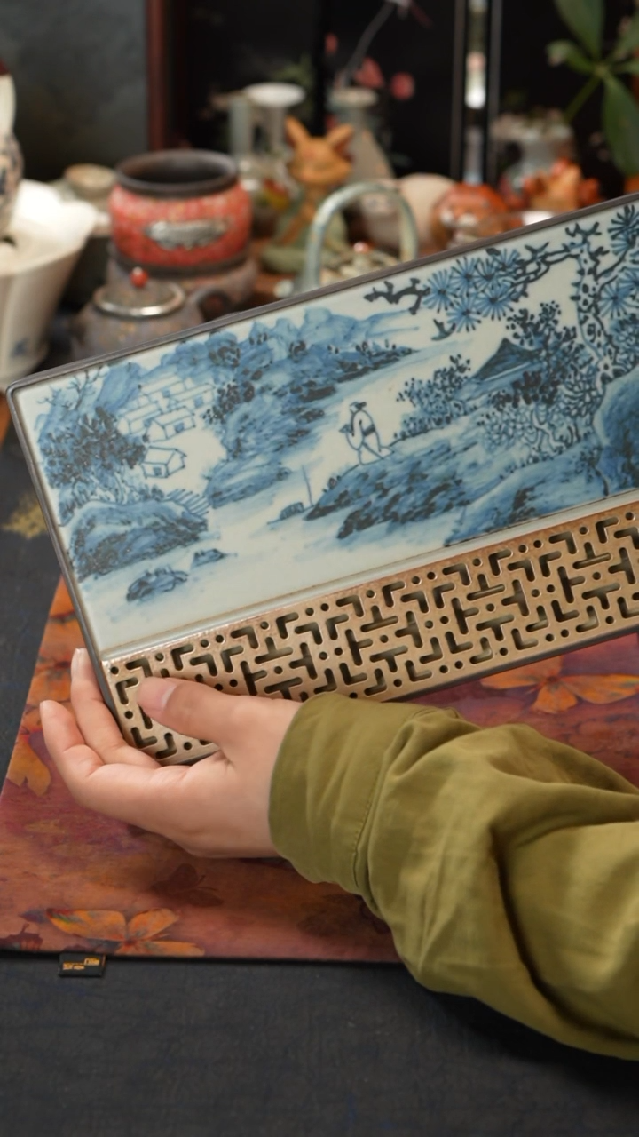 【闪购商品】朴云堂山水茶盘山水茶盘