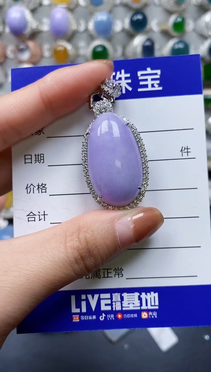 【闪购商品】翡翠颈饰银S925镶嵌0441