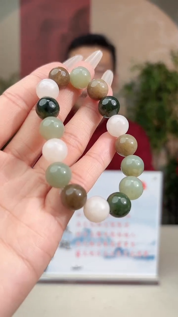 手串未镶嵌和田玉多样性发货拍一发一
