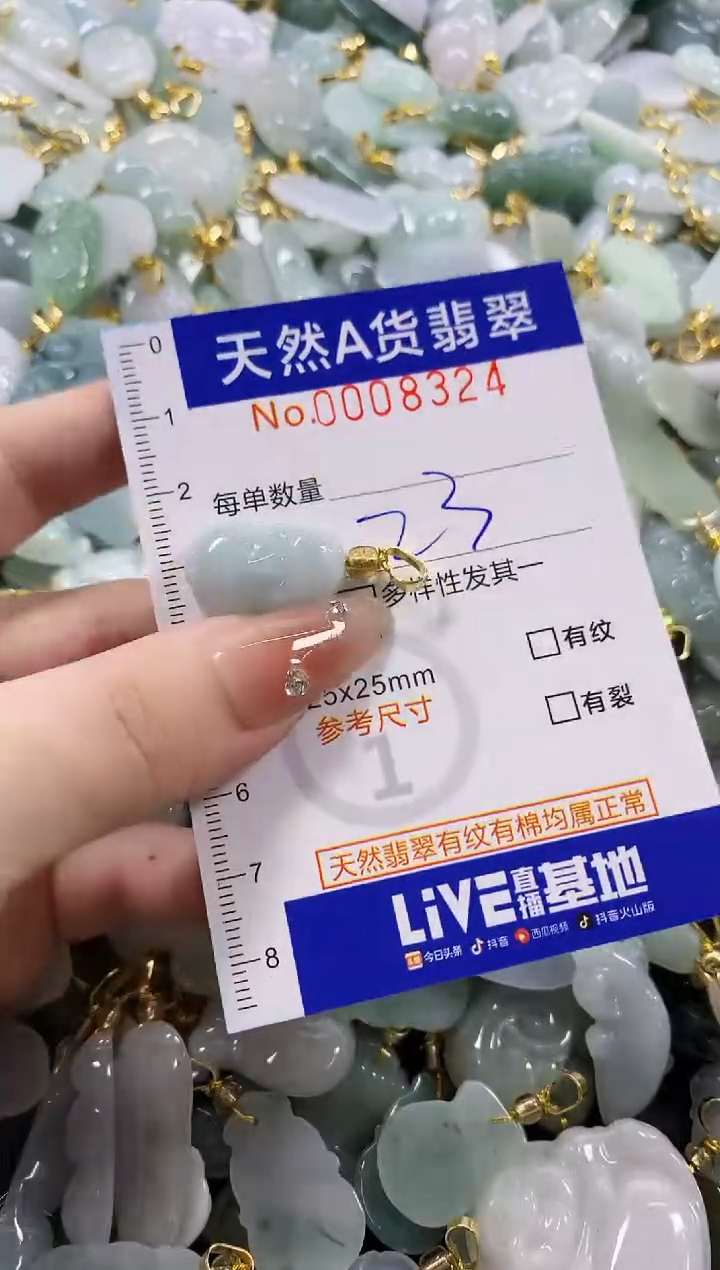 颈饰未镶嵌翡翠天然A货翡翠