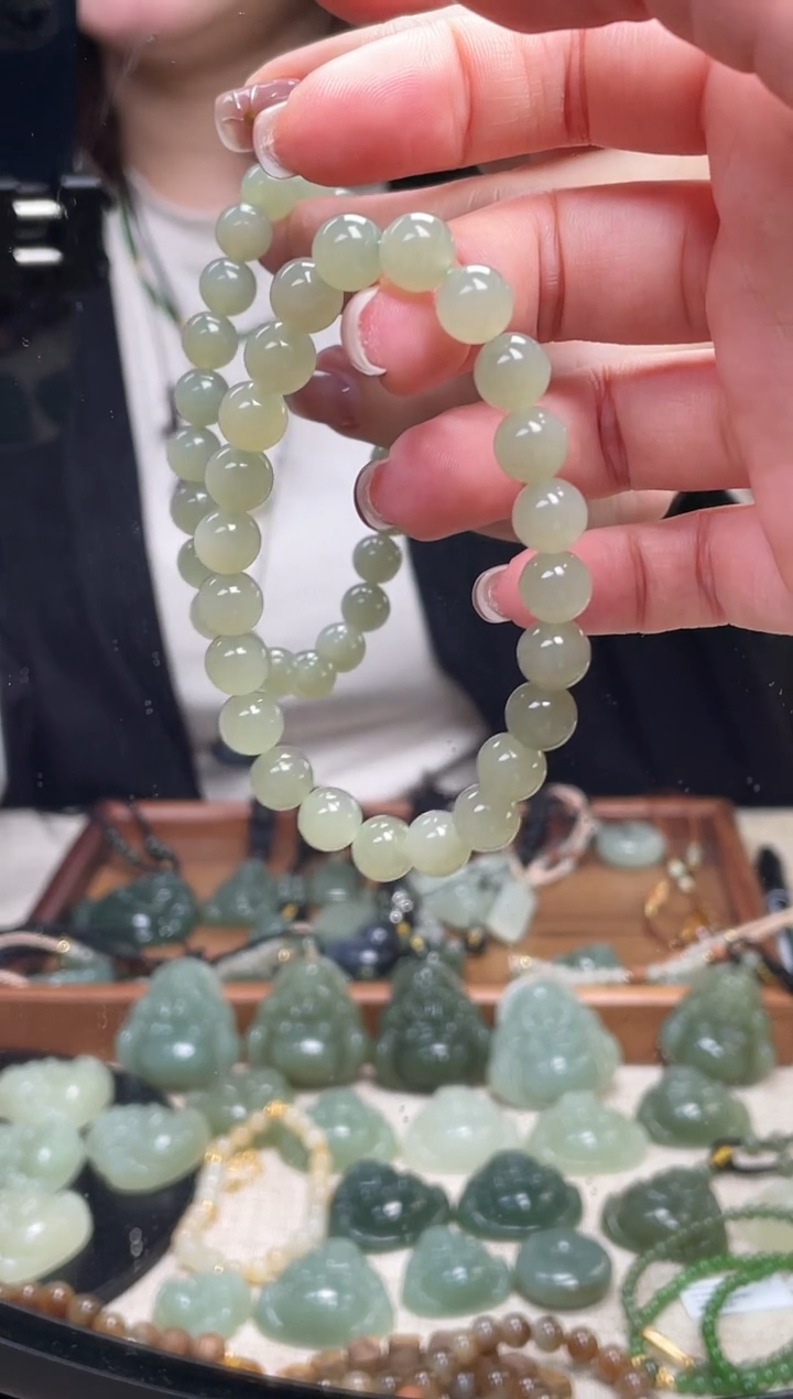 颈饰未镶嵌和田玉8mm