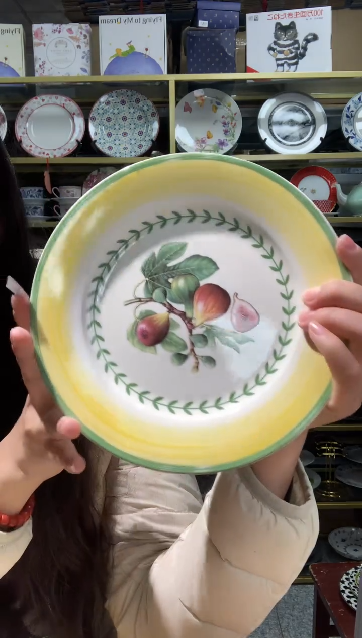 【闪购商品】瓷片陶瓷尾单CC621微瑕1个8寸