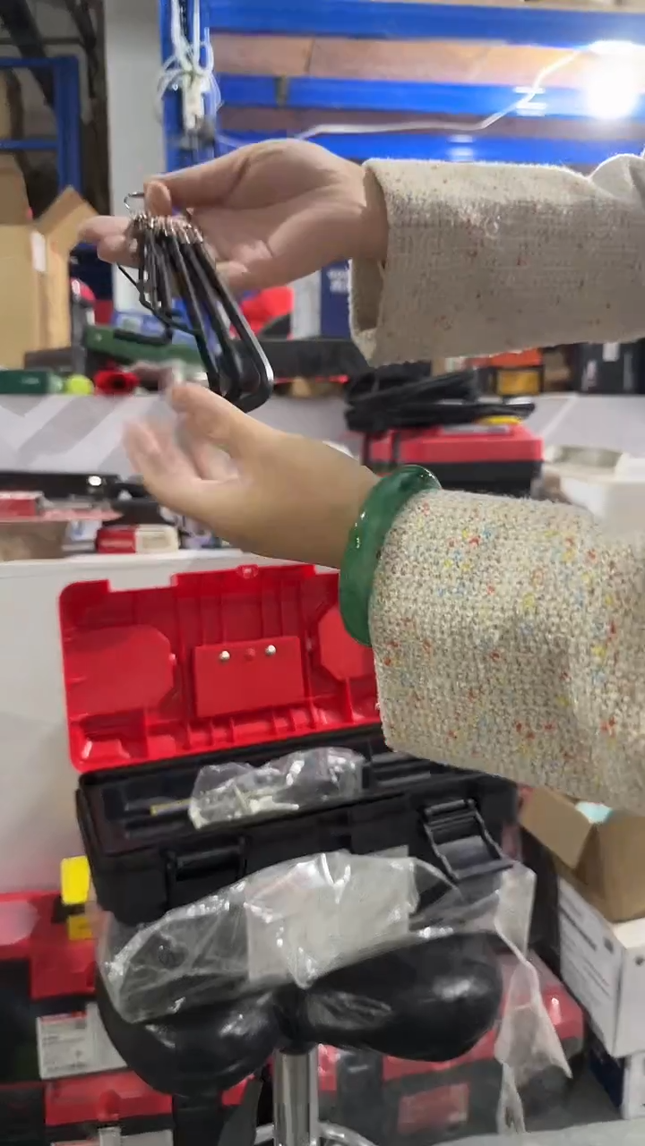 拓利亚WR017021一8件套迷你内六角扳手 