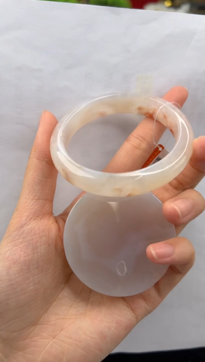 【闪购商品】石英质玉手镯未镶嵌53圈口（赠送镯心）510130