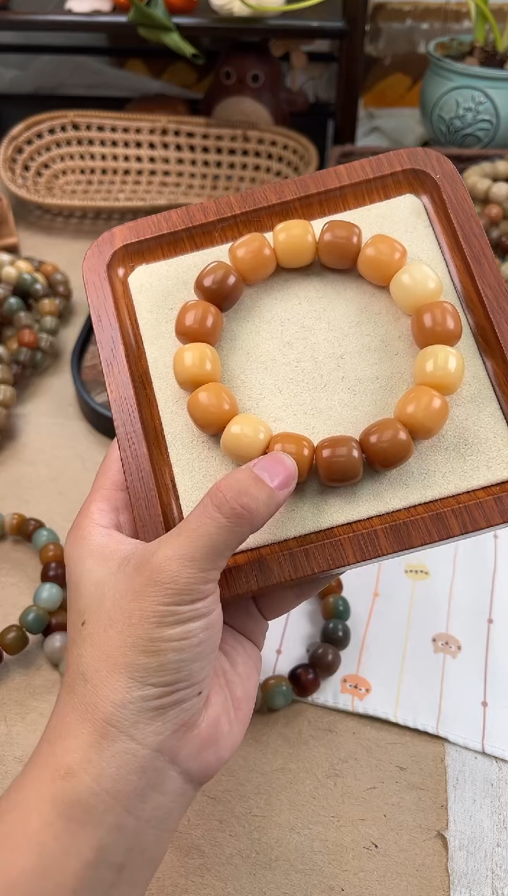 手串菩提根/象牙果A813干磨1.6退货瑕疵