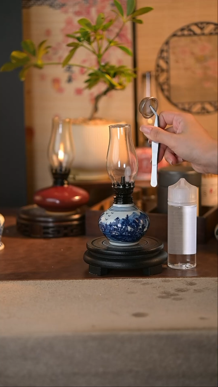 景德镇陶瓷香薰灯摆件