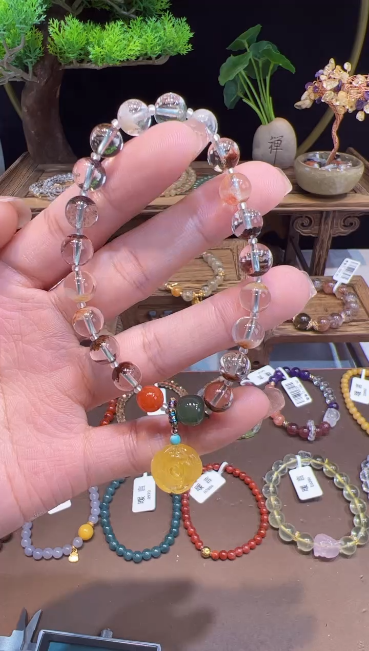 【闪购商品】水晶手绳未镶嵌@@手饰