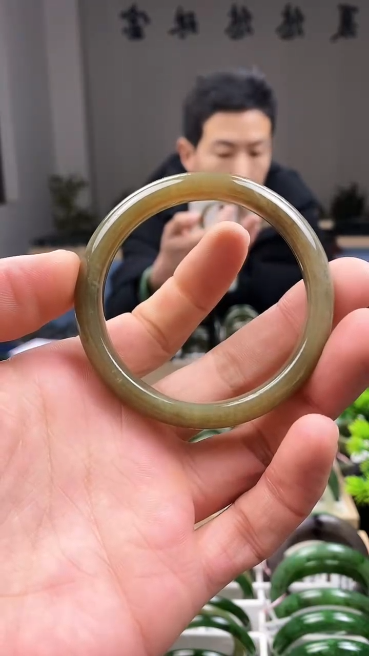 【闪购商品】和田玉手镯未镶嵌54.3