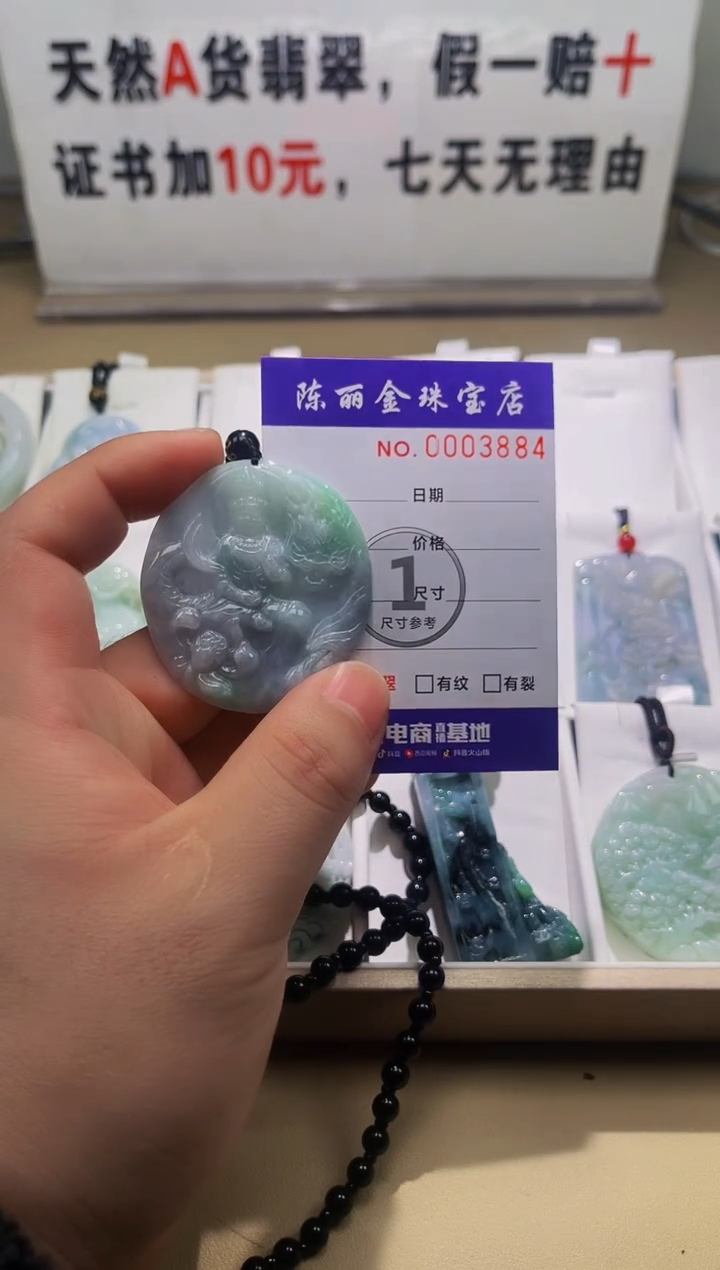 【闪购商品】翡翠颈饰未镶嵌天赐翡翠加工厂闪购商品20250123