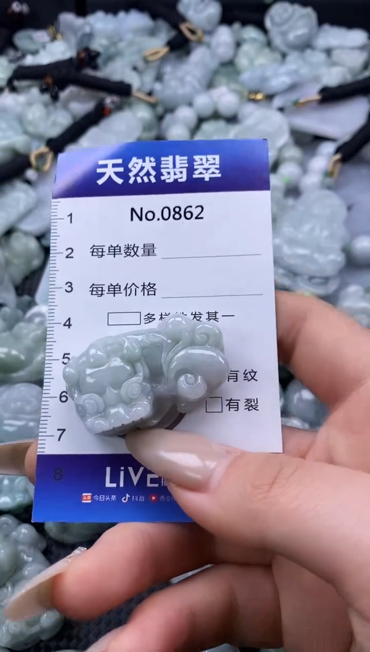 【闪购商品】翡翠颈饰未镶嵌缅甸A货翡翠0862