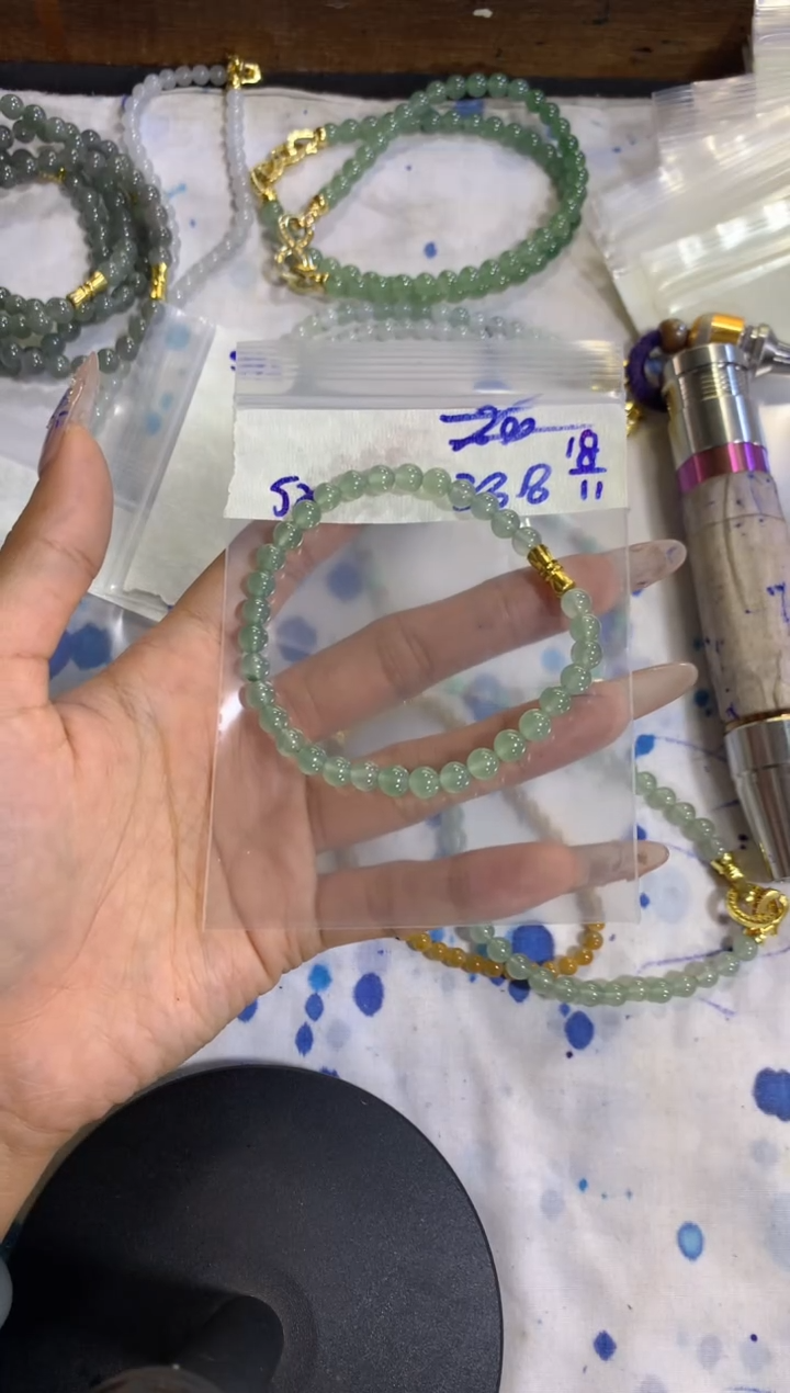 未镶嵌珠串定制翡翠天然缅甸翡翠 多样性发货