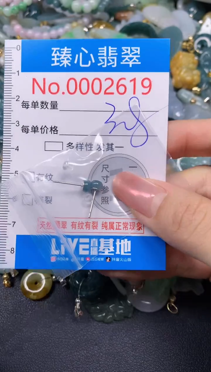 【闪购商品】翡翠颈饰未镶嵌含绳0002619