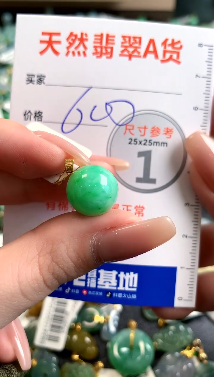 【闪购商品】翡翠颈饰18K金镶嵌0145059576