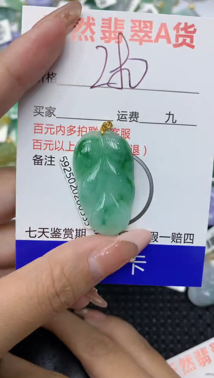 【闪购商品】翡翠颈饰18K金镶嵌111111111