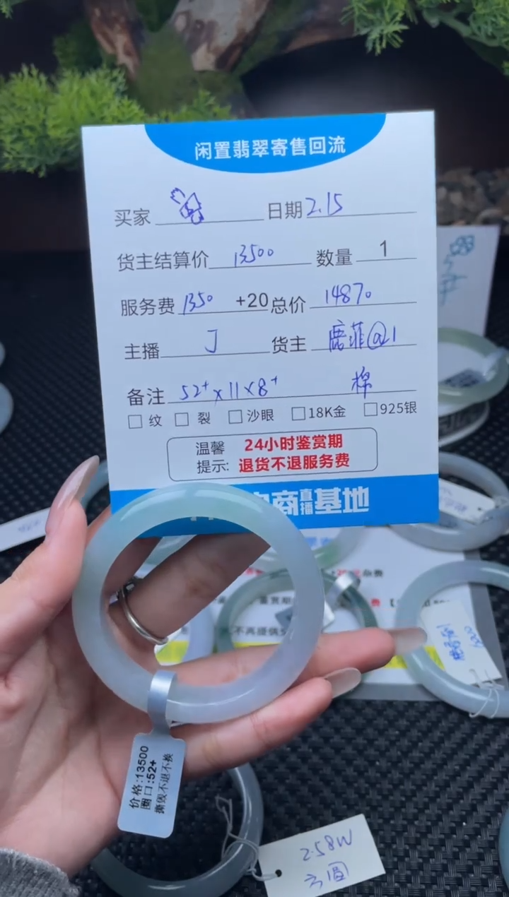 【闪购商品】翡翠手镯未镶嵌手镯