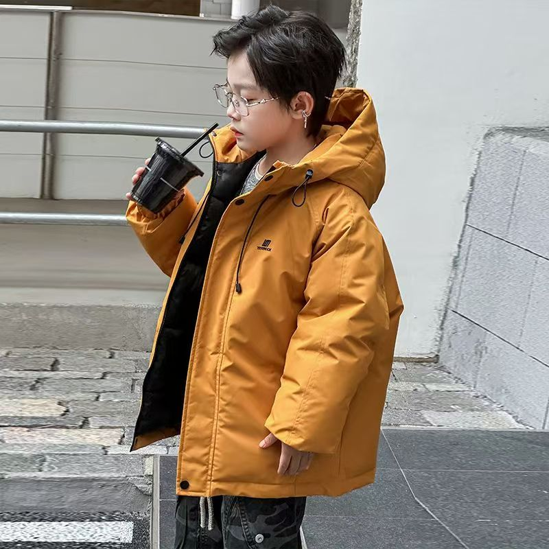 【舒适保暖】儿童冲锋衣外套冬季新款加厚棉袄帅气棉服儿童外套D