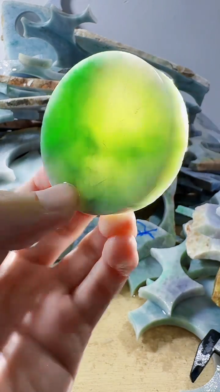 裸石翡翠天然缅甸翡翠2146