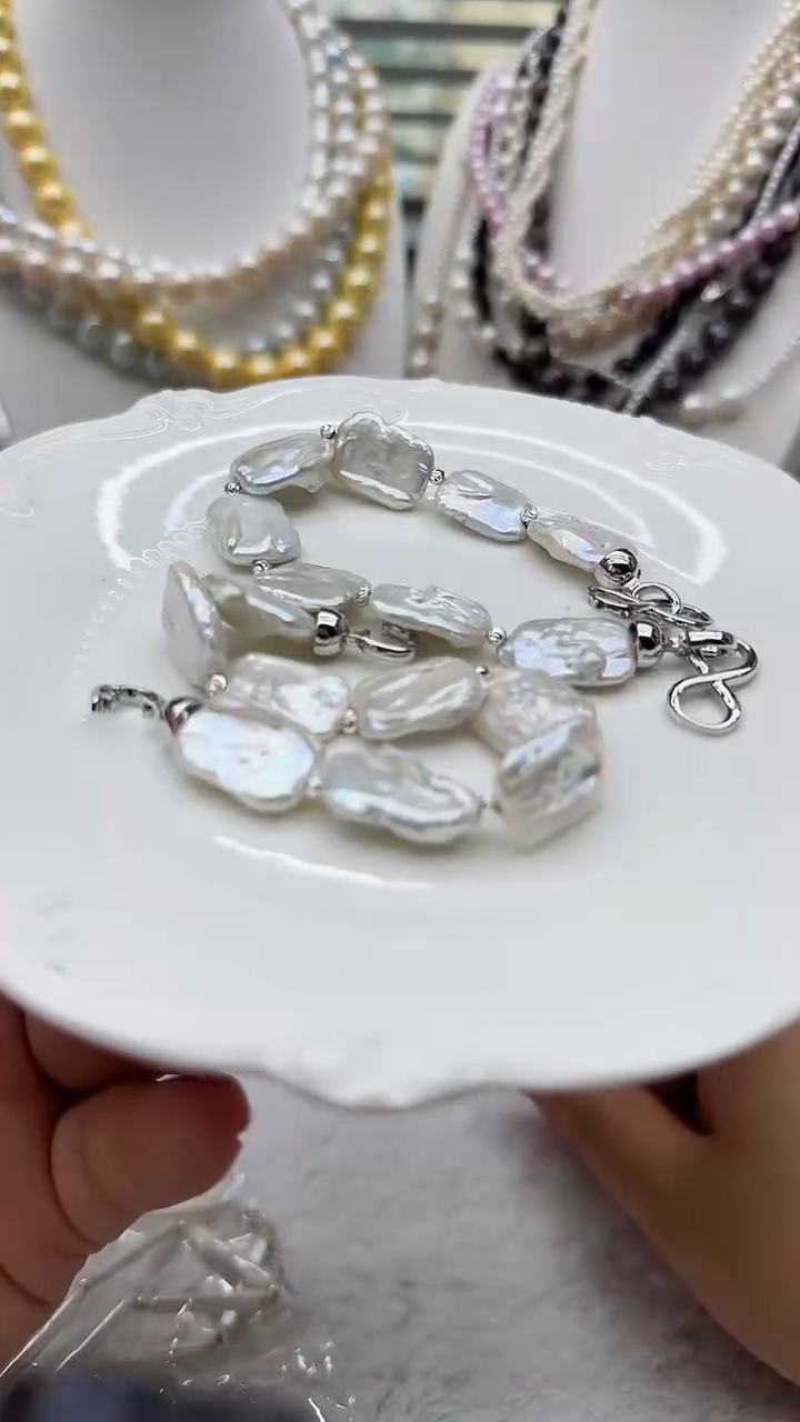 淡水珍珠未镶嵌套链14