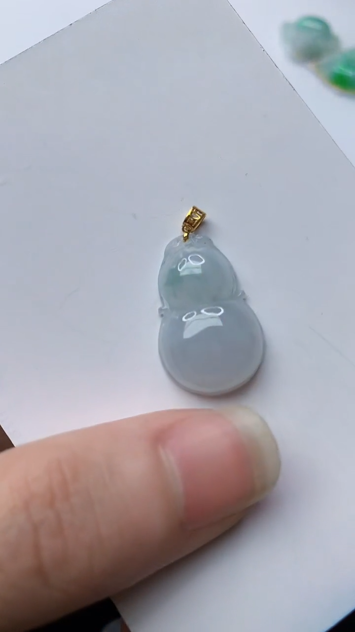 【闪购商品】翡翠颈饰18K金镶嵌78.....