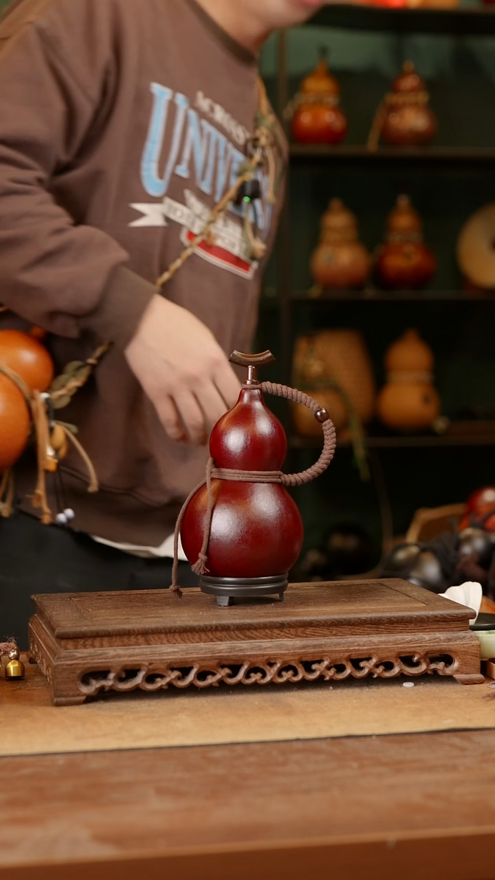 正****_24号精品天然大漆酒葫芦一物一拍~