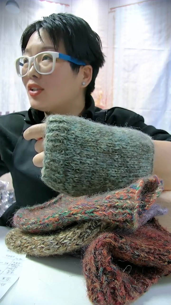  【G262花间绿】羊毛马海毛1团(0.5斤)(适用6MM针)    