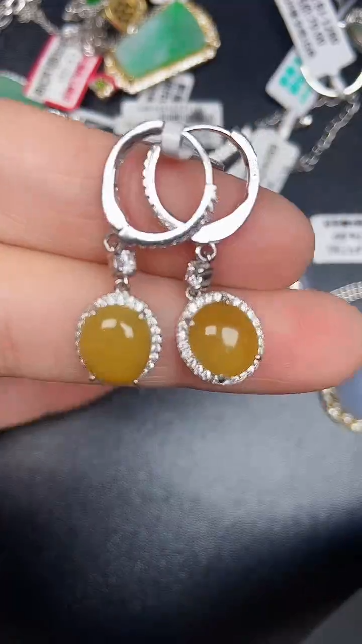 银S925镶嵌戒指翡翠1770