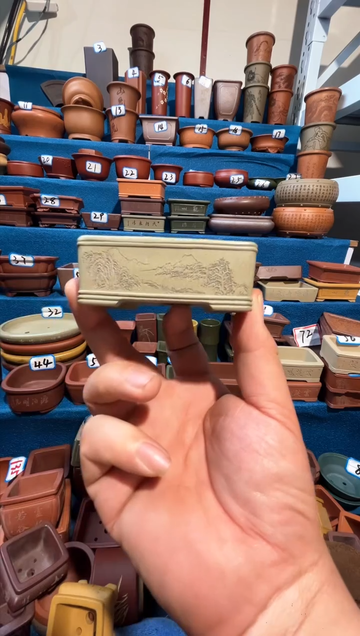 【闪购商品】紫砂紫砂花盆7.5*4.5*2