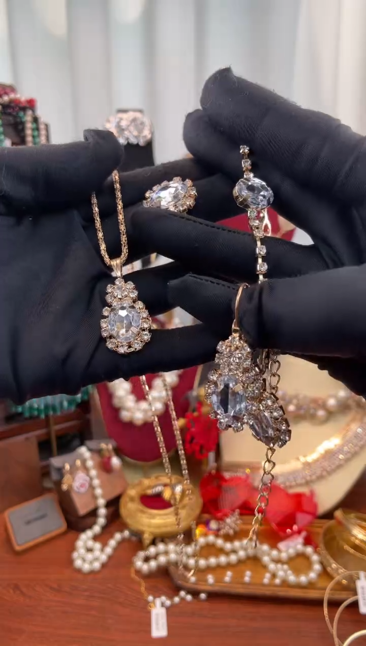 合金亚克力合金锆石X-8770