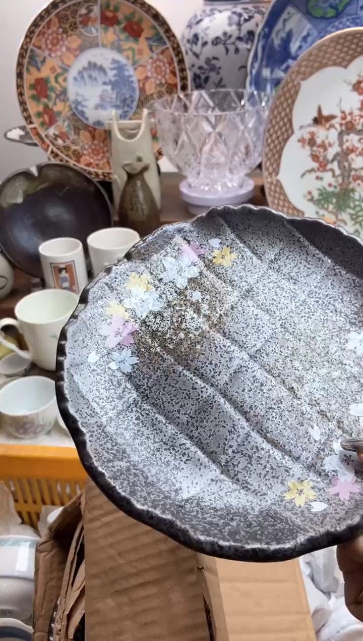 【闪购商品】瓷片樱花壶承满18包邮，默认微瑕不退不换