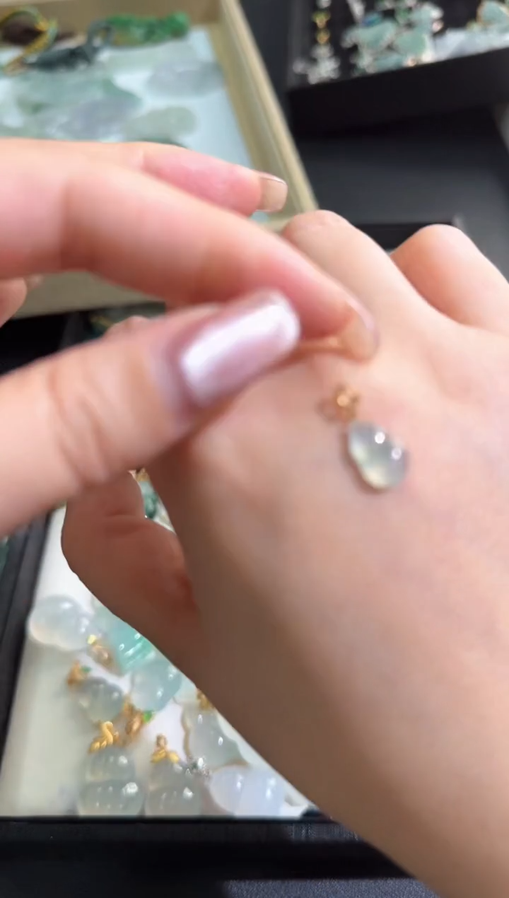 【闪购商品】翡翠颈饰银S925镶嵌250214277