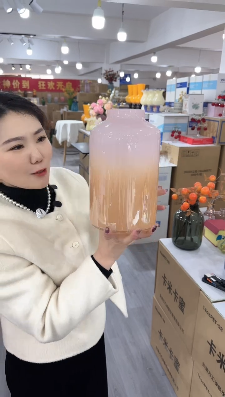 【闪购商品】琉璃椿疆花器M-12晚