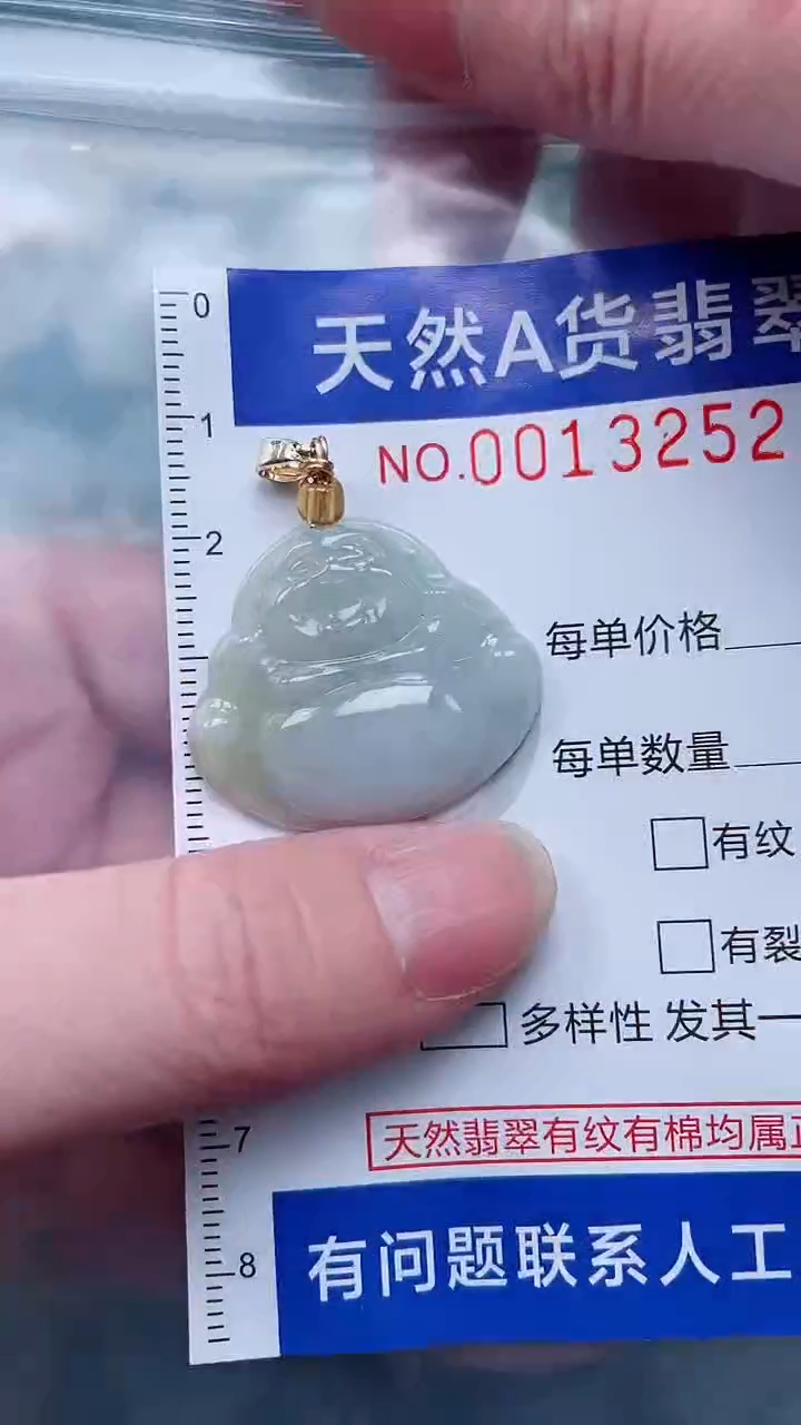 翡翠未镶嵌吊坠(不含链)1