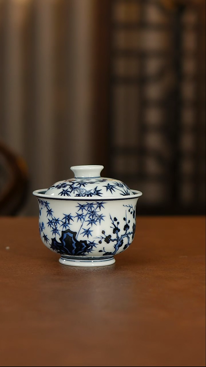 【闪购商品】杯陈掌柜元宵手工手绘茶器