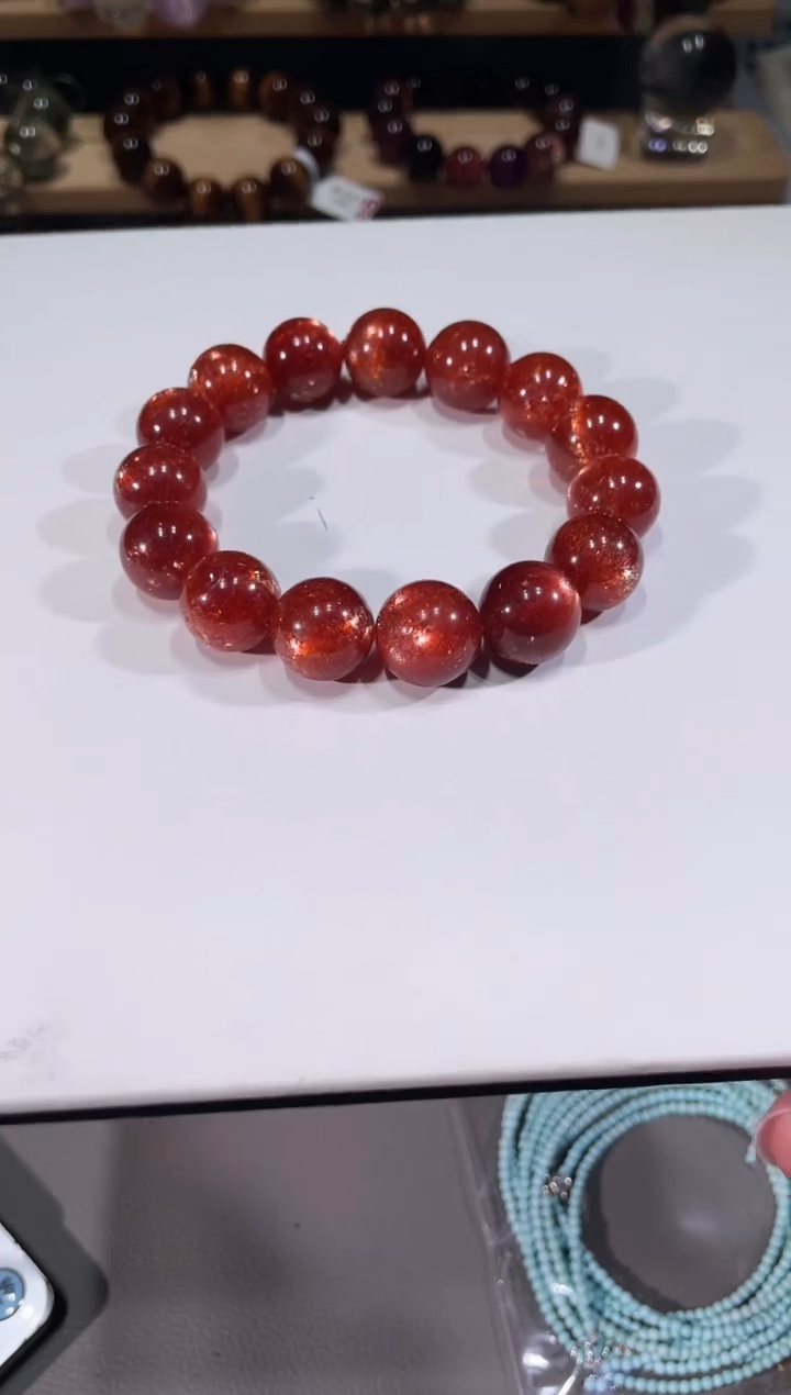 未镶嵌手链长石A127金太阳手链