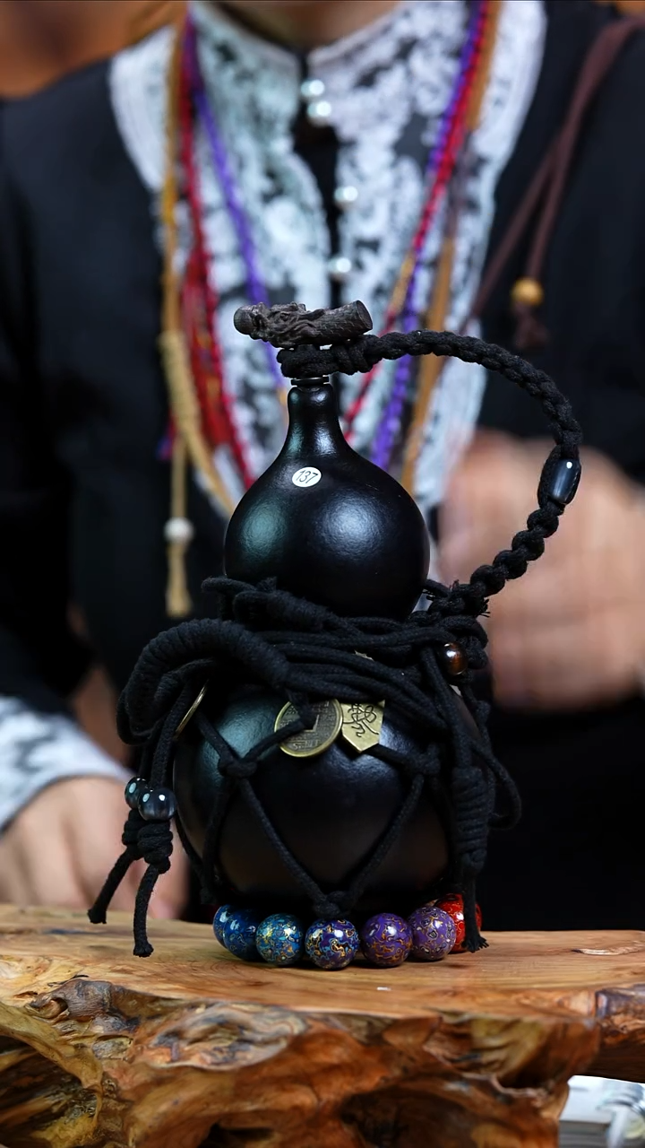 【闪购商品】137—光岳葫天然大漆酒葫芦不含漆珠