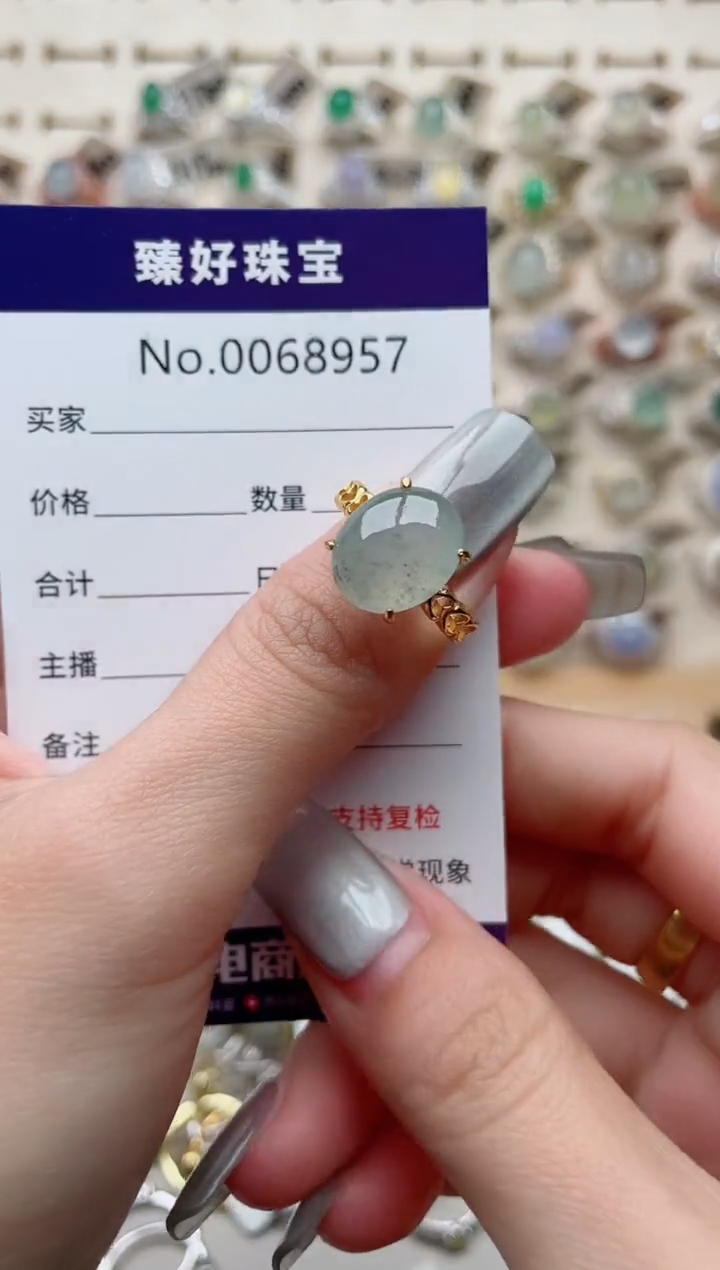 【闪购商品】翡翠戒指银S925镶嵌........