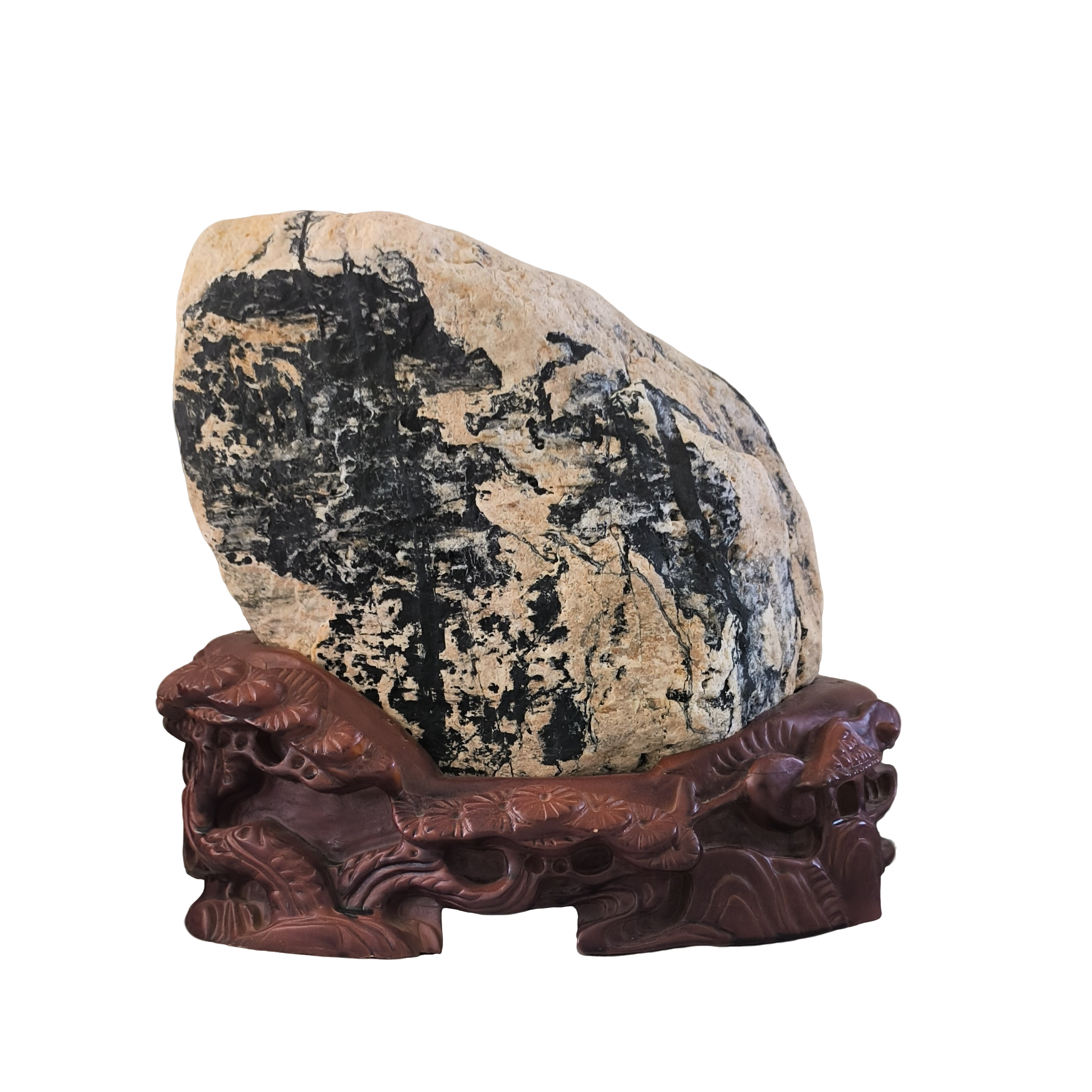 泰山平安石《泰山松》长32高31