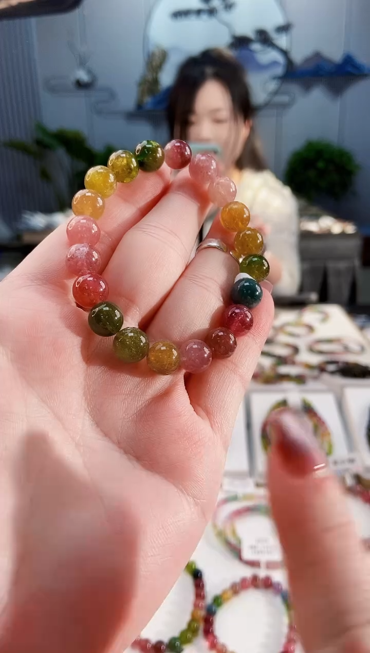 【闪购商品】碧玺手链未镶嵌G2384单圈颜色微差发1