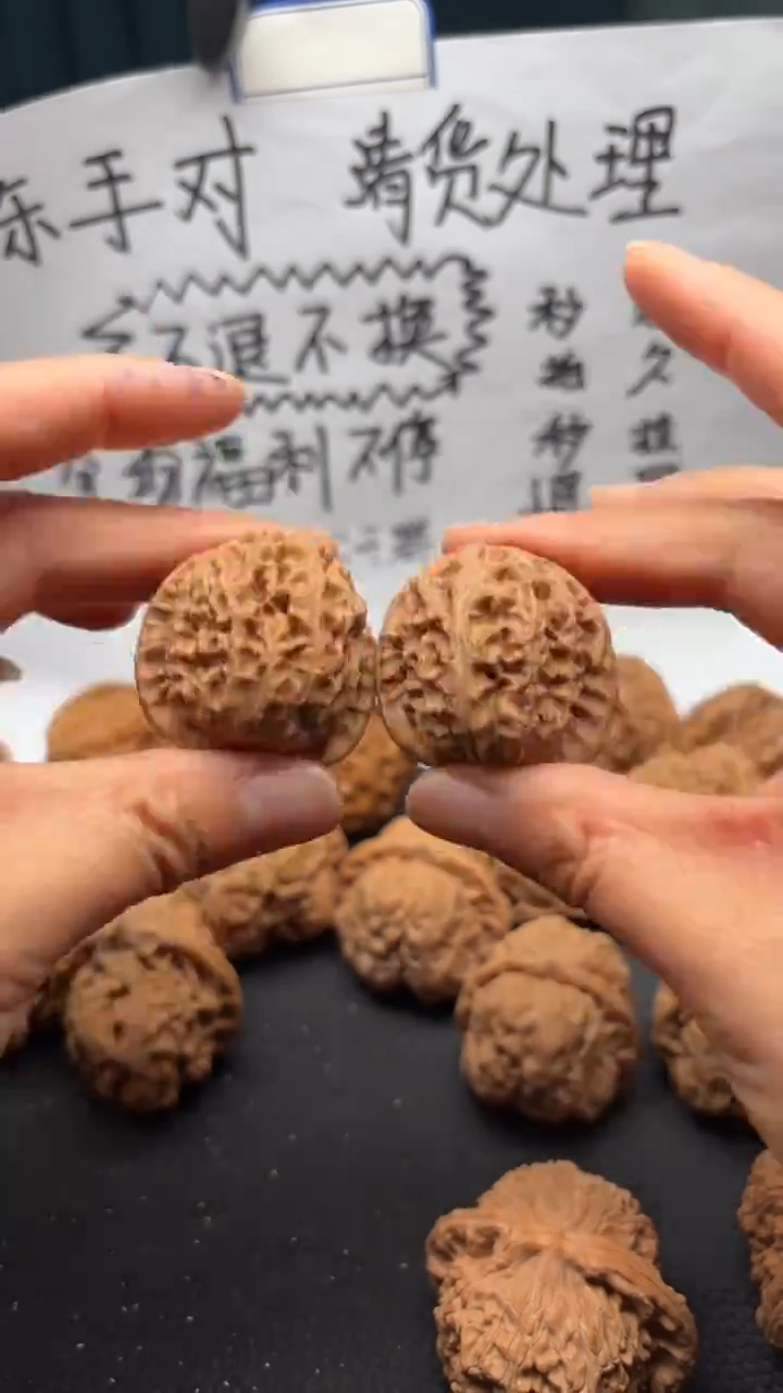 把件文玩核桃200白狮子