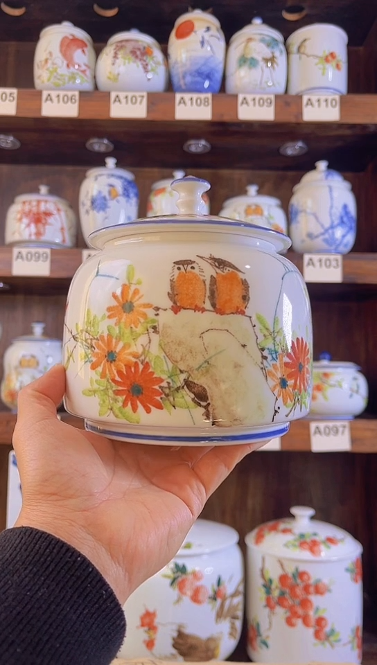 迎君陶瓷纯手工手绘   7
