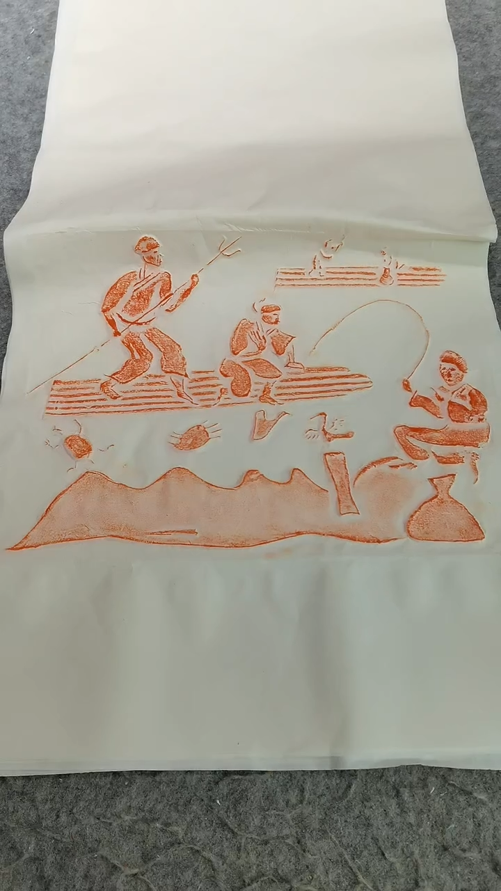 【闪购商品】昌化石印石捕鱼图