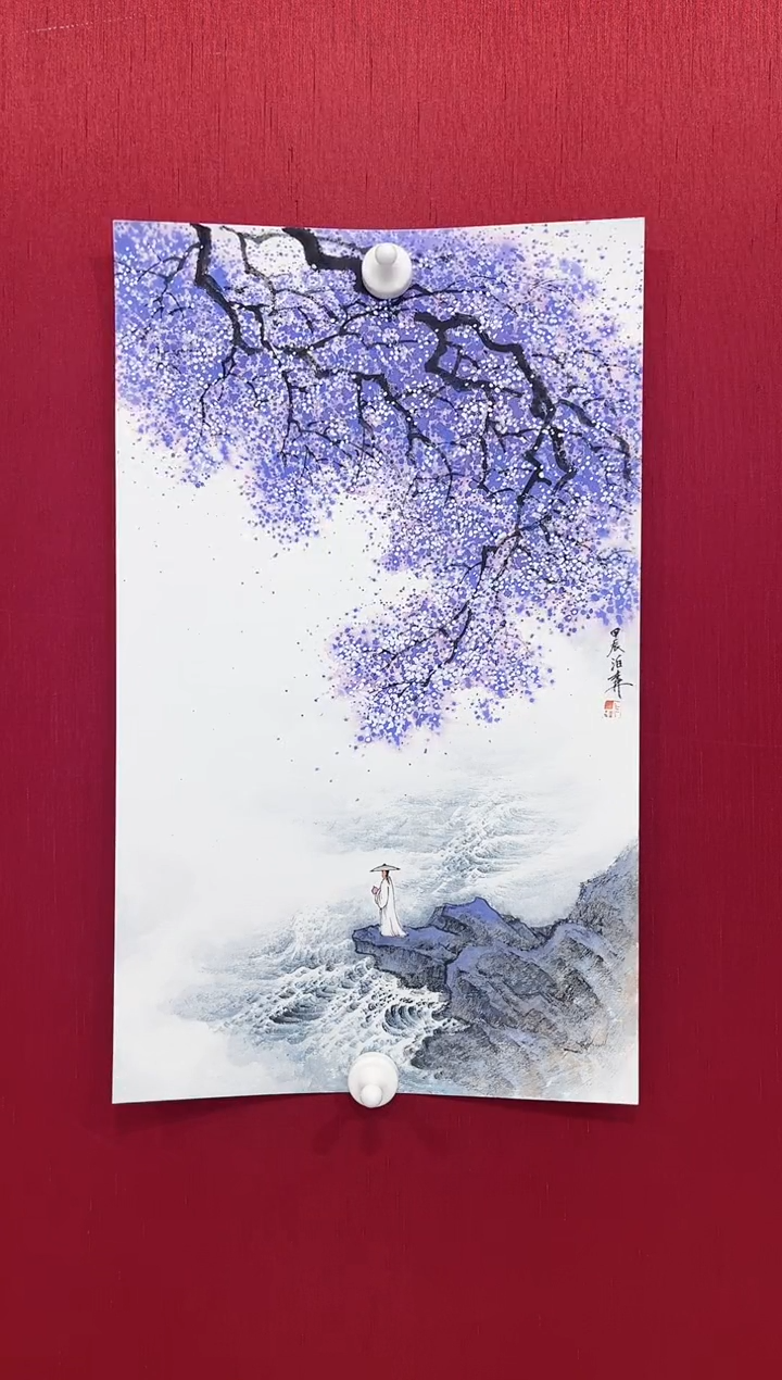 【闪购商品】国画伍泊森老师画作