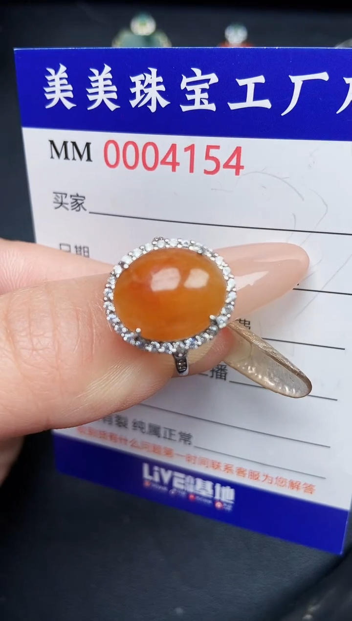 【闪购商品】翡翠颈饰银S925镶嵌4154