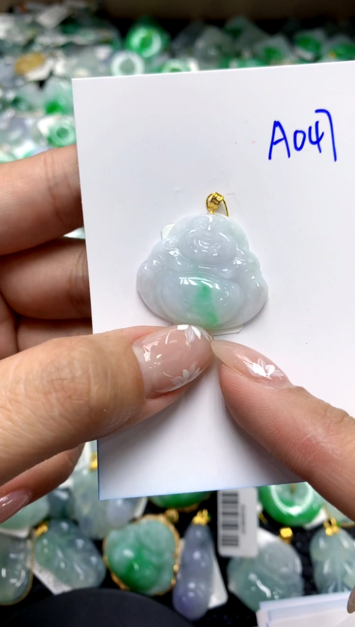 【闪购商品】翡翠颈饰18K金镶嵌1111111111111111