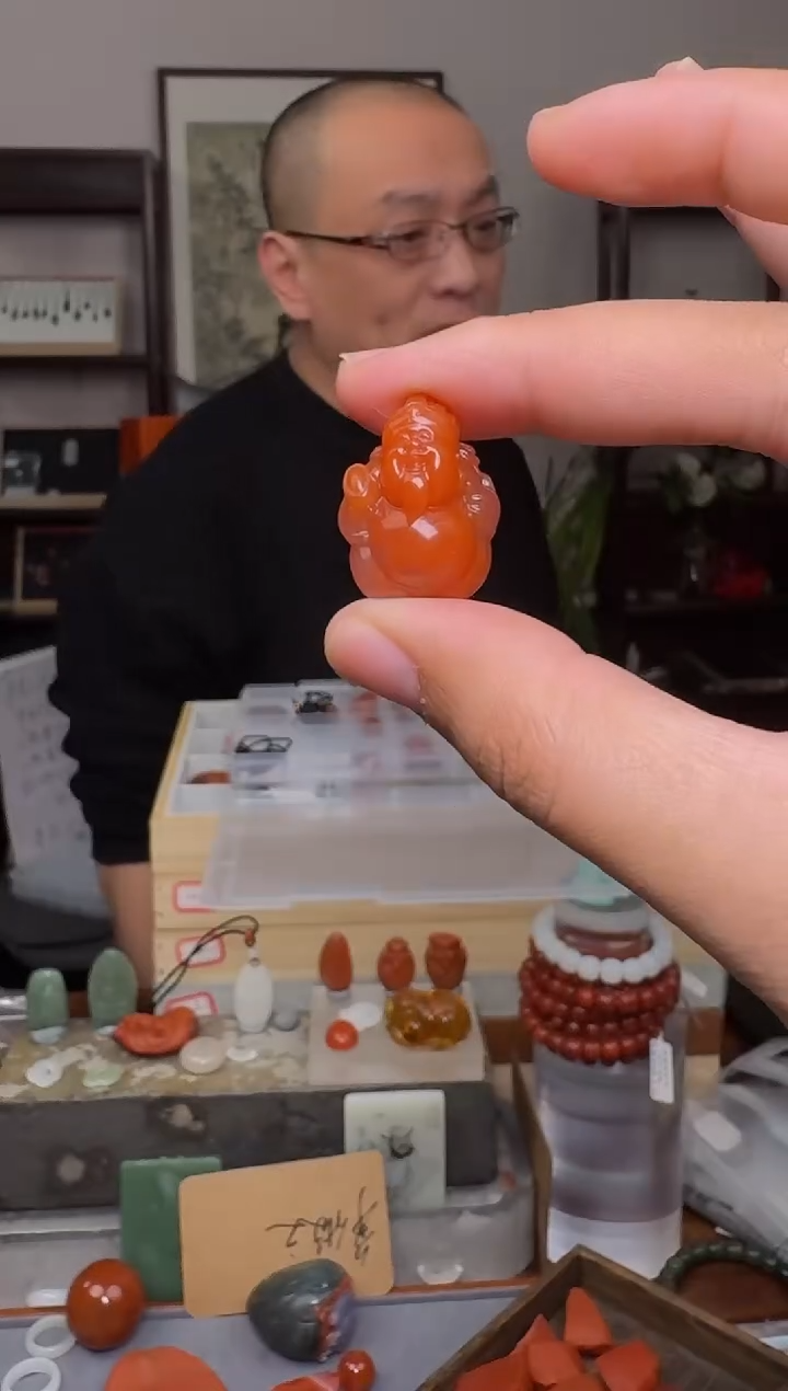 【闪购商品】南红玛瑙挂件未镶嵌5233