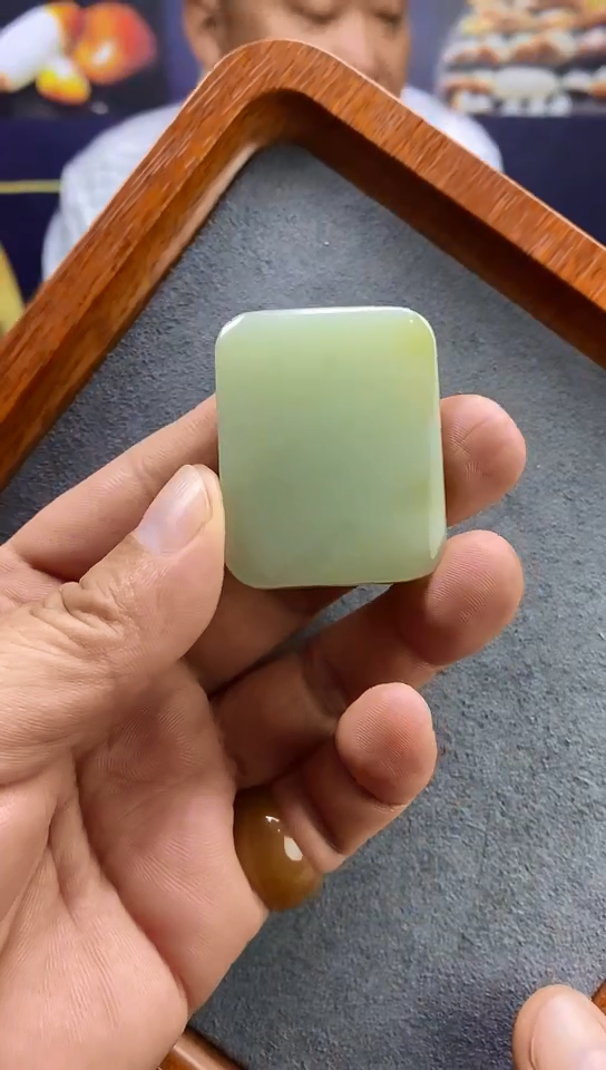 和田玉未镶嵌吊坠(不含链)精品和田玉平安牌